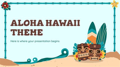 aloha ppt|Aloha Hawaii Theme .